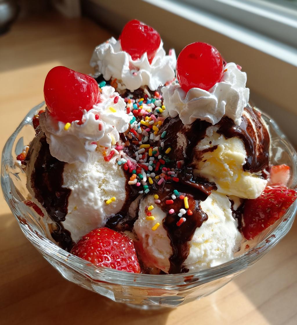 valentines day sundae