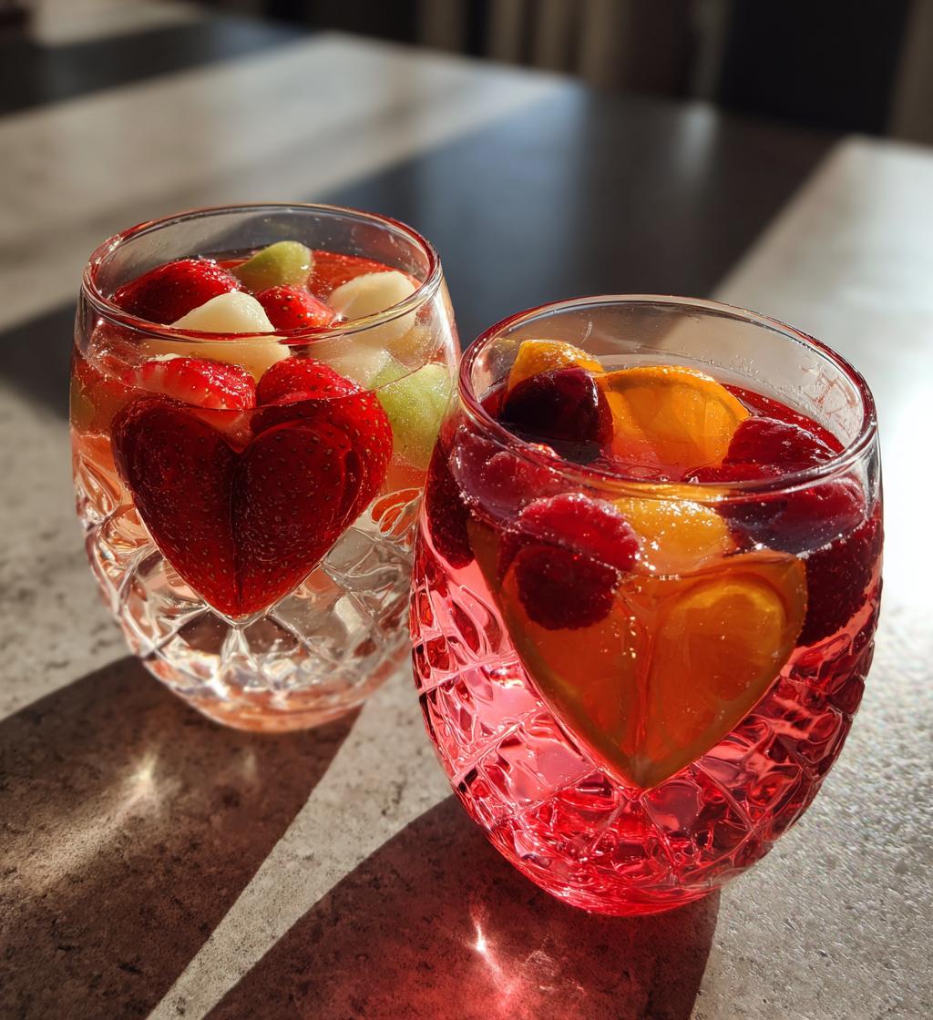 valentines drinking glasses